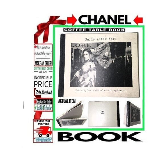 🛑 CHANEL Designer ➕ BOOK Fashion PARIS AFTER DARK Coffee Table Decor💸BUY NOW‼️ - Picture 3 of 16
